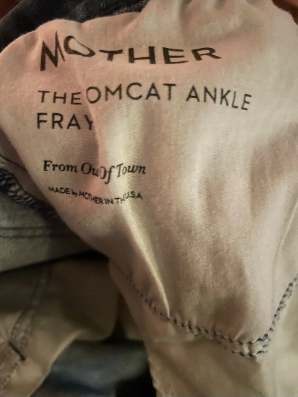 Mother denim jeans * flaws*